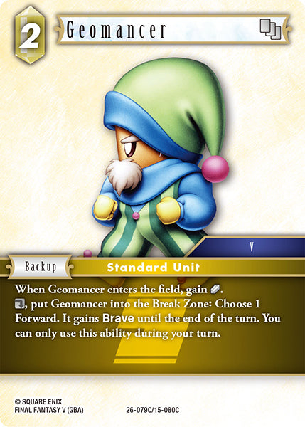 Final Fantasy TCG - Opus XXVI - 26-079 Geomancer