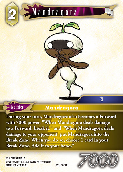 Final Fantasy TCG - Opus XXVI - 26-080 Mandragora