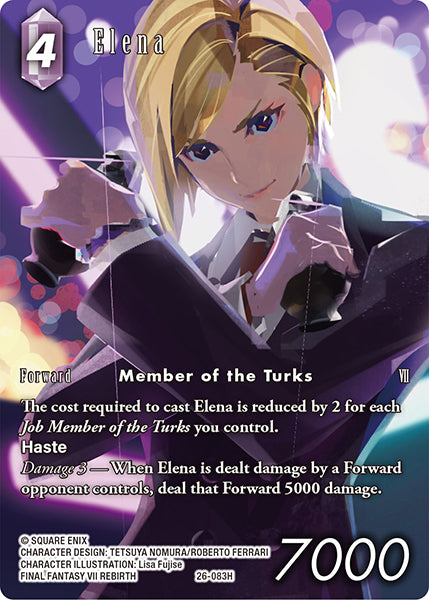 Final Fantasy TCG - Opus XXVI - 26-083 Elena Full Art