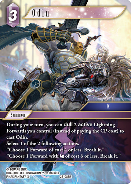 Final Fantasy TCG - Opus XXVI - 26-087 Odin
