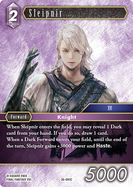 Final Fantasy TCG - Opus XXVI - 26-091 Sleipnir