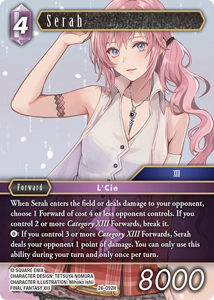 Final Fantasy TCG - Opus XXVI - 26-092 Serah