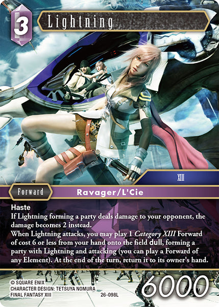 Final Fantasy TCG - Opus XXVI - 26-098 Lightning