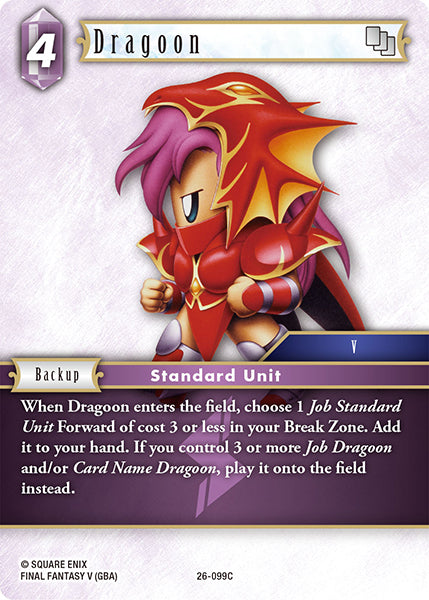 Final Fantasy TCG - Opus XXVI - 26-099 Dragoon