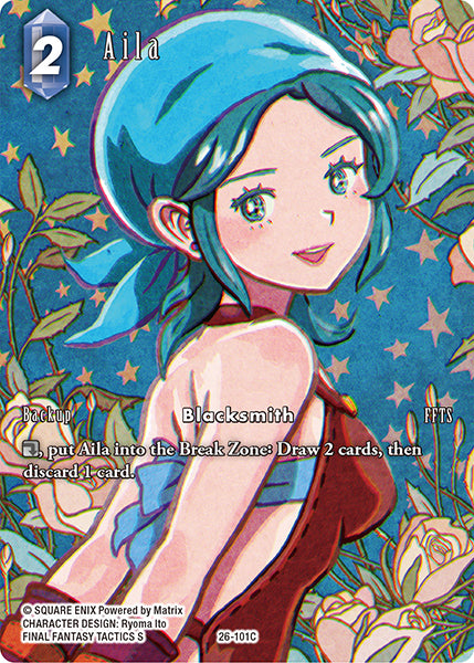Final Fantasy TCG - Opus XXVI - 26-101 Aila Full Art