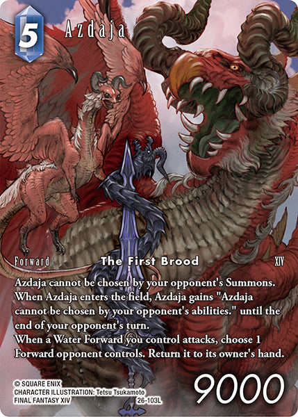 Final Fantasy TCG - Opus XXVI - 26-103 Azdaja Full Art