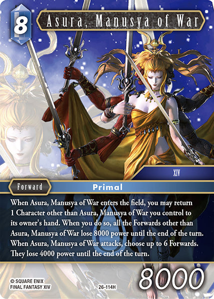 Final Fantasy TCG - Opus XXVI - 26-114 Asura, Manusya of War