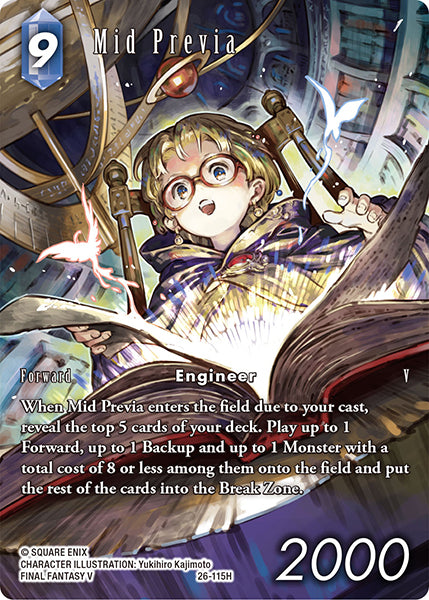 Final Fantasy TCG - Opus XXVI - 26-115 Mid Previa Full Art