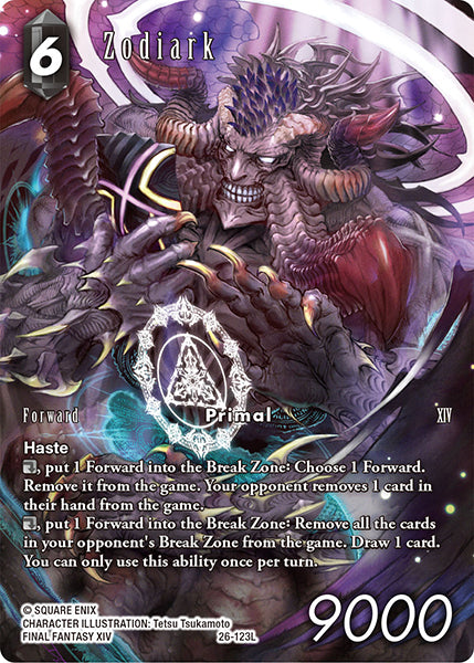 Final Fantasy TCG - Opus XXVI - 26-123 Zodiark Full Art