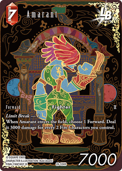 Final Fantasy TCG - Opus XXVI - 26-124 Amarant Full Art