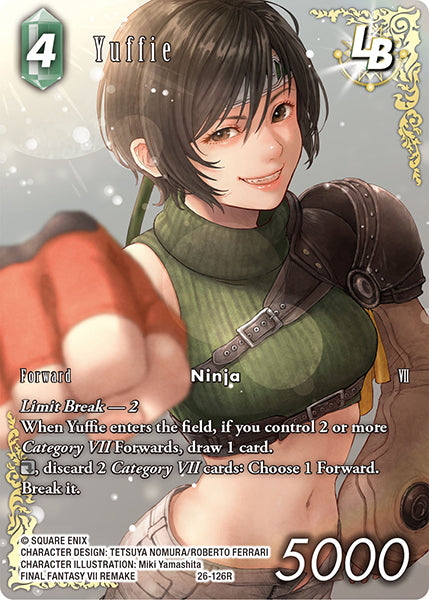 Final Fantasy TCG - Opus XXVI - 26-126 Yuffie Full Art