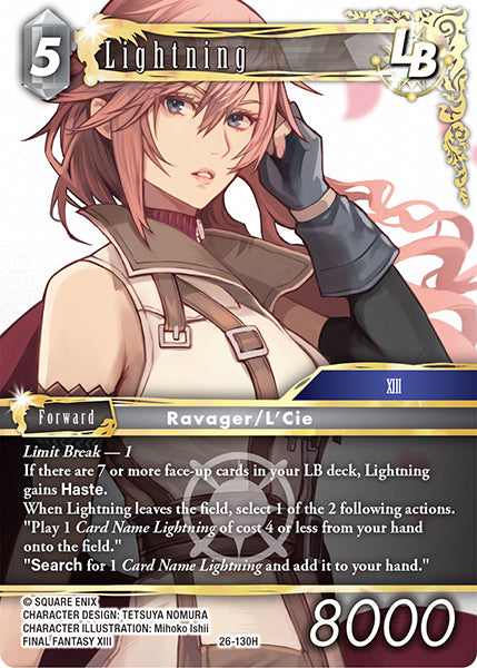 Final Fantasy TCG - Opus XXVI - 26-130 Lightning
