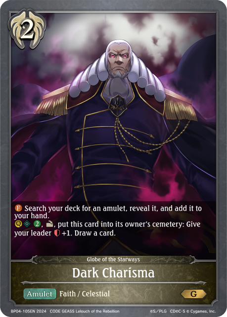 Cosmic Mythos BP04-105 Dark Charisma Foil