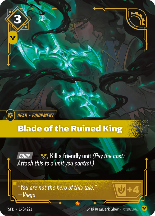 Riftbound: League of Legends TCG Spiritforged 178/221 Blade of the Ruined King