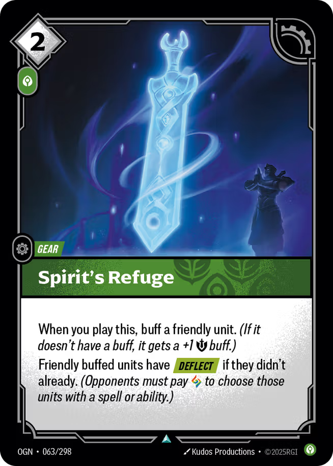 Riftbound: League of Legends TCG Origins 063/289 Spirit's Refuge