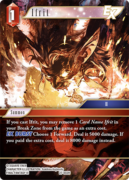 Final Fantasy TCG - Opus XXV - 27-002 Ifrit
