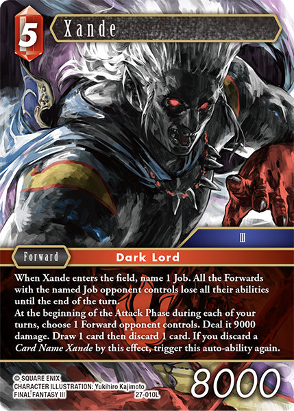 Final Fantasy TCG - Opus XXV - 27-010 Xande