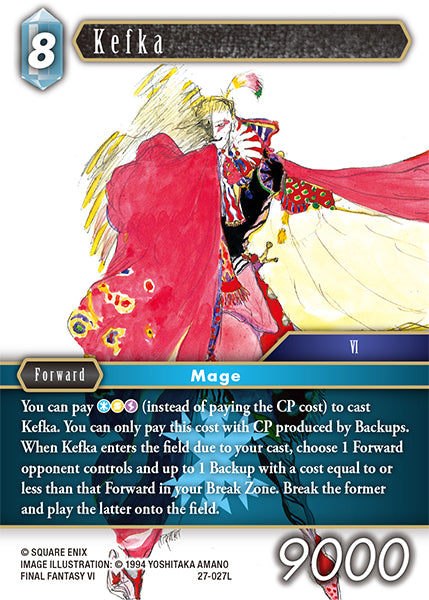 Final Fantasy TCG - Opus XXV - 27-027 Kefka