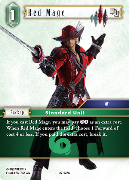Final Fantasy TCG - Opus XXV - 27-037 Red Mage