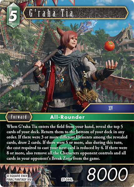 Final Fantasy TCG - Opus XXV - 27-044 G'raha Tia