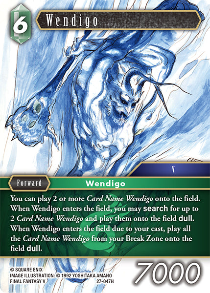 Final Fantasy TCG - Opus XXV - 27-047 Wendigo
