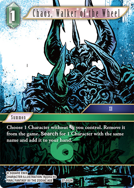 Final Fantasy TCG - Opus XXV - 27-052 Chaos, Walker of the Wheel