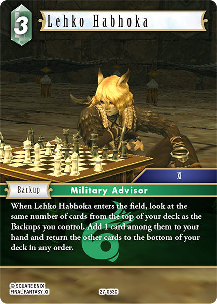 Final Fantasy TCG - Opus XXV - 27-053 Lehko Habhoka
