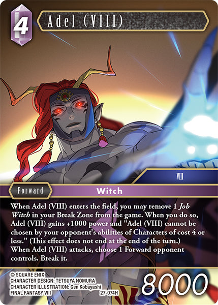 Final Fantasy TCG - Opus XXV - 27-074 Adel (VIII)