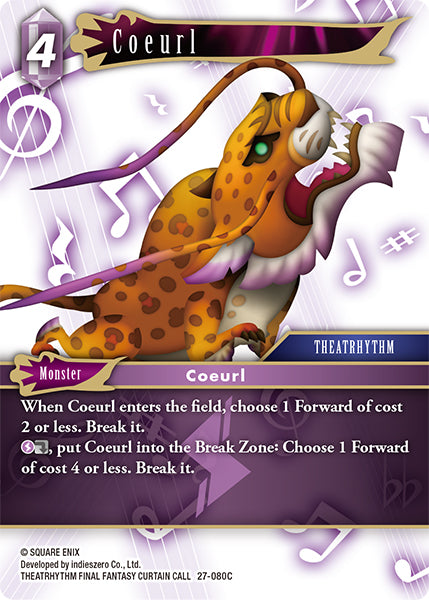 Final Fantasy TCG - Opus XXV - 27-080 Coeurl