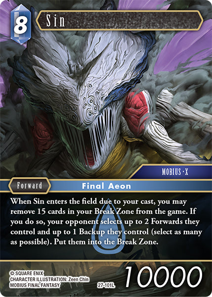 Final Fantasy TCG - Opus XXV - 27-101 Sin