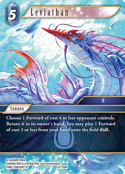 Final Fantasy TCG - Opus XXV - 27-108 Leviathan