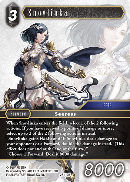Final Fantasy TCG - Opus XXV - 27-112 Snovlinka