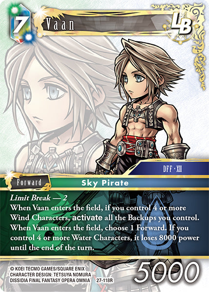 Final Fantasy TCG - Opus XXV - 27-118 Vaan