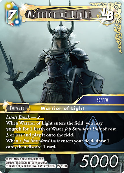 Final Fantasy TCG - Opus XXV - 27-119 Warrior of Light