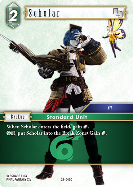 Final Fantasy TCG - Opus XXVIII - 28-042 Scholar