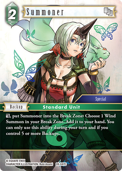 Final Fantasy TCG - Opus XXVIII - 28-047 Summoner