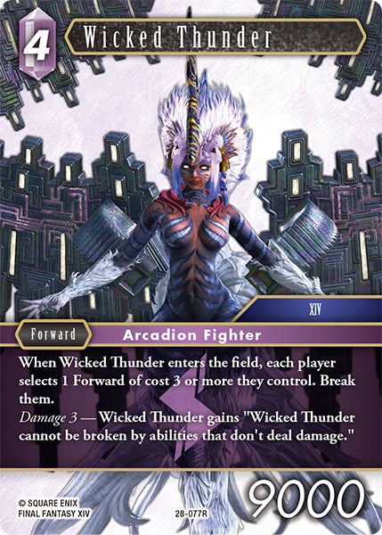 Final Fantasy TCG - Opus XXVIII - 28-077 Wicked Thunder