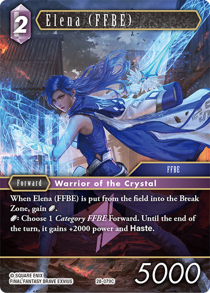Final Fantasy TCG - Opus XXVIII - 28-079 Elena (FFBE)