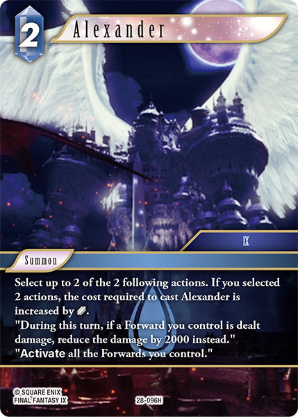 Final Fantasy TCG - Opus XXVIII - 28-096 Alexander