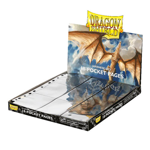 Dragon Shield 18-Pocket Binder Pages Japanese - Clear Front