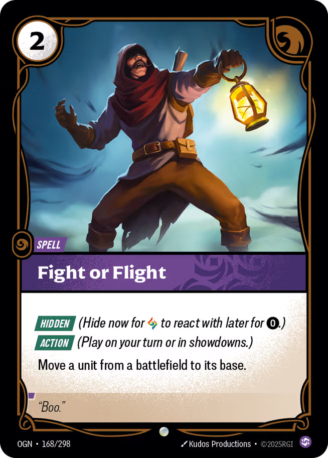 Riftbound: League of Legends TCG Origins 168/289 Fight or Flight