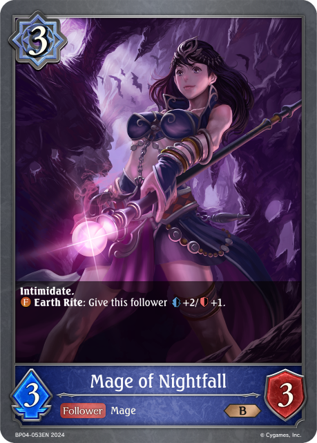 Cosmic Mythos BP04-053 Mage of Nightfall