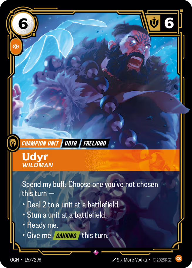 Riftbound: League of Legends TCG Origins 157/289 Udyr, Wildman