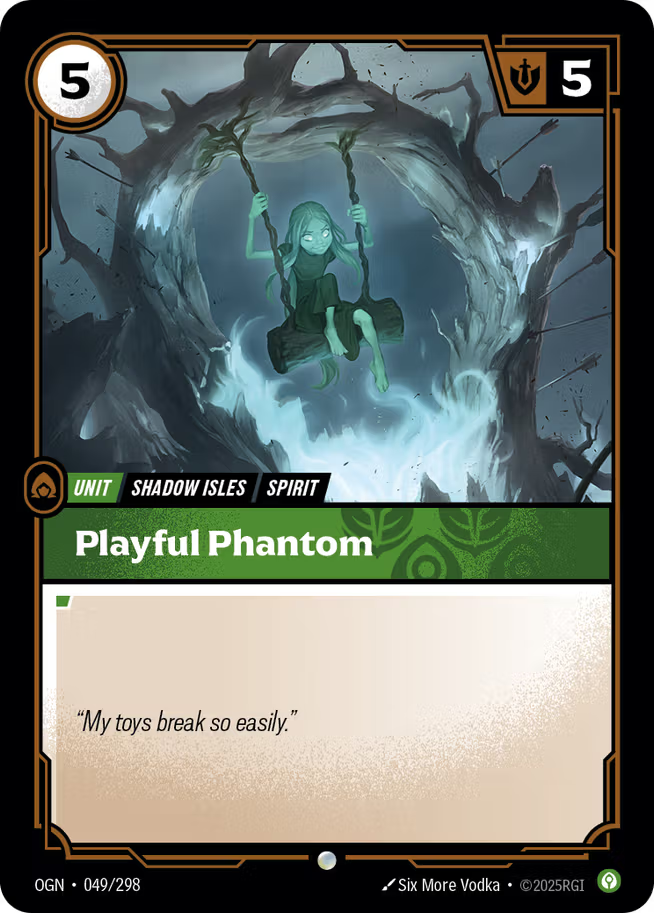 Riftbound: League of Legends TCG Origins 049/289 Playful Phantom Foil