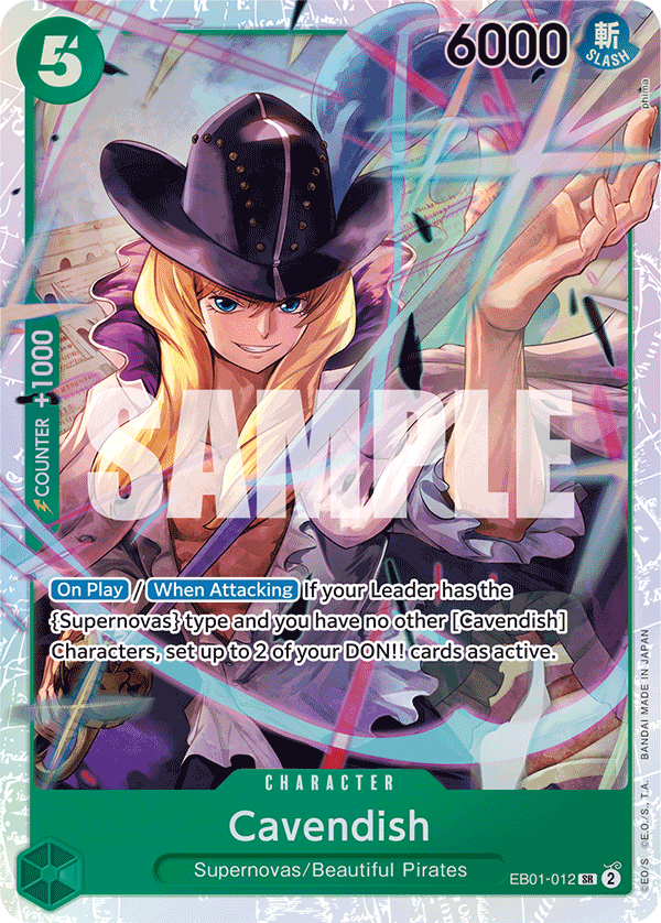 EB01-012 | SR | CHARACTER Cavendish