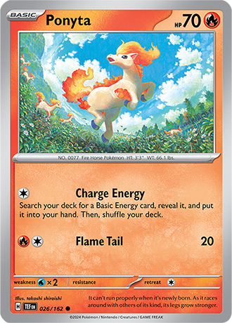 Scarlet & Violet Temporal Forces 026/162 Ponyta