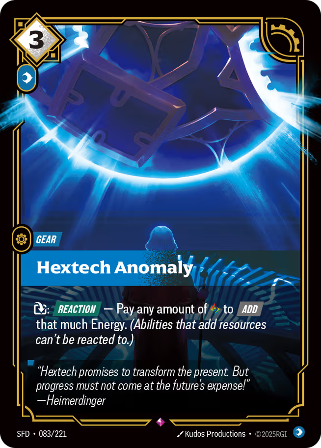 Riftbound: League of Legends TCG Spiritforged 083/221 Hextech Anomaly