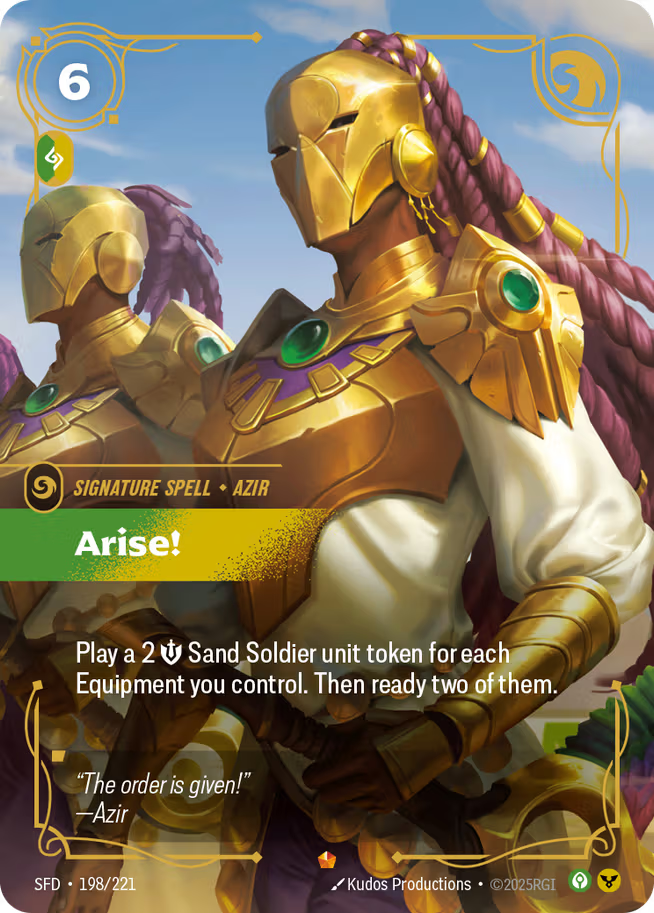 Riftbound: League of Legends TCG Spiritforged 198/221 Arise!