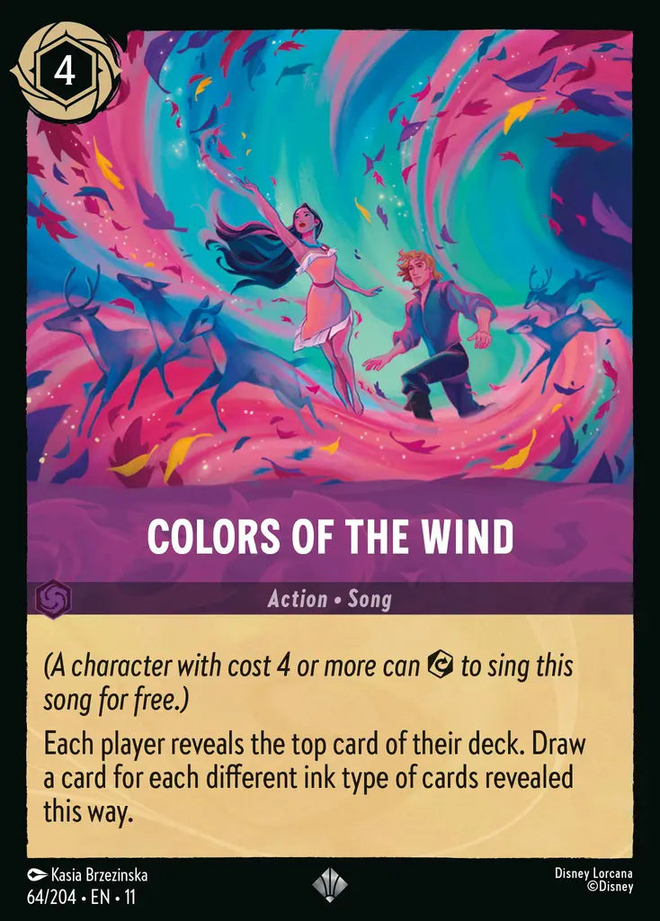 Disney Lorcana Winterspell 064/204 Colors of the Wind