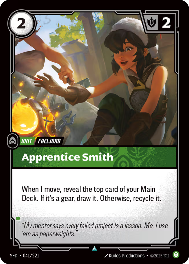 Riftbound: League of Legends TCG Spiritforged 041/221 Apprentice Smith